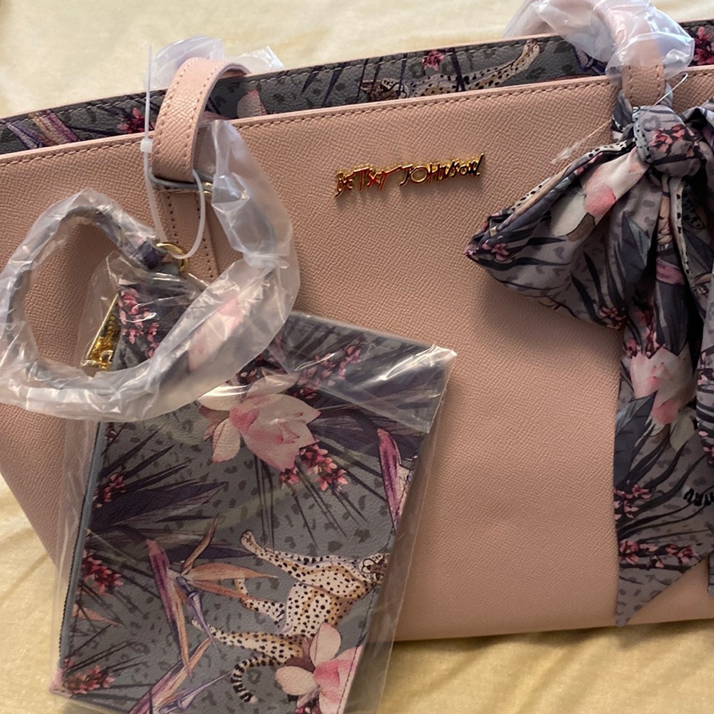 Betsy Johnson purse with small tote